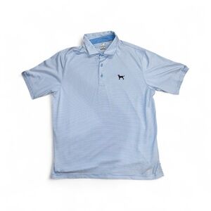 Ahead USA Men's Light Blue Striped Casual Shirt